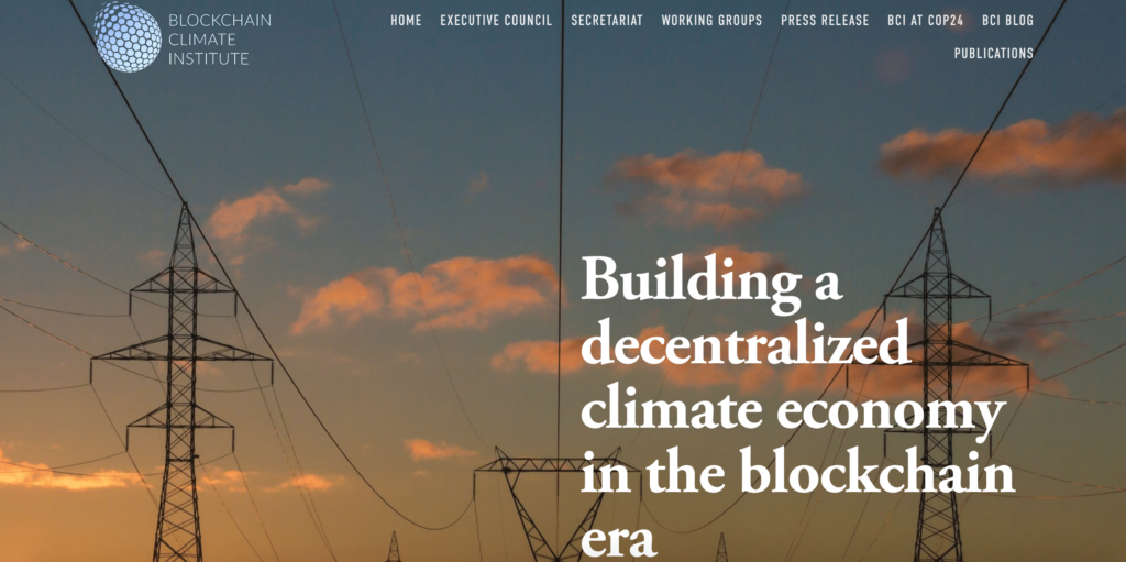 Blockchain Climate Institute